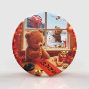 Wholesale Round Cookie Tin Box Packaging Containers