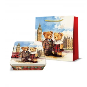 Quadratische Verpackungsbehälter für Keksdosen im Großhandel