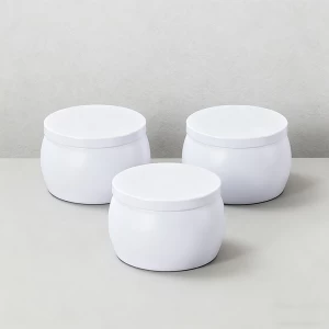 حاويات قصديرية مخصصة لخطوط إنتاج الشموع والبلسم والمنتجعات الصحية