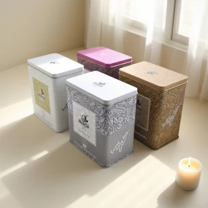 Cosmetic Gift Tin Sets with Fully Customized Printing Options