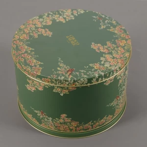 Customizable Round Cookie Tin Box Metal Box