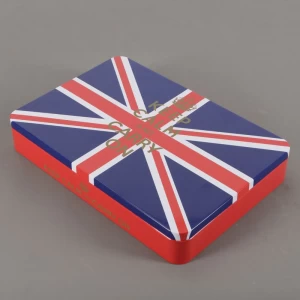 Factory Custom-Made Rectangular Metal Storage Tin Boxes