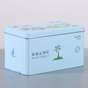 Factory-Customized Rectangular Metal Tin Box