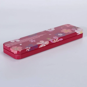 Wholesale Rectangular Hinged-Lid Tin Boxes