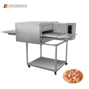 Forno de cozimento de pizza com transportador elétrico industrial de 10 polegadas