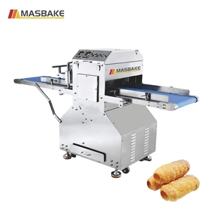 Industrial Puff Horn Pastry Slicing Machine