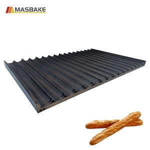 Industrial 16-Row Baguette Pan French Bread Tray
