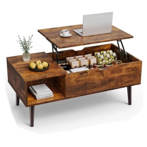 China Wholesale Coffee Tables, Wooden Dining Center Tables with Storage Space manufacturer