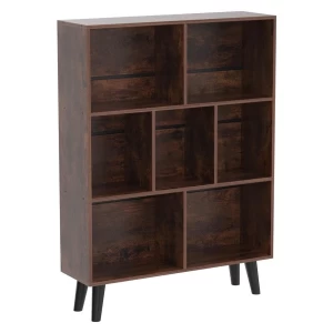 China Großhandel Cube Bücherregal Bücherregal, Holzbuchregale Lagerorganisator Regal Hersteller