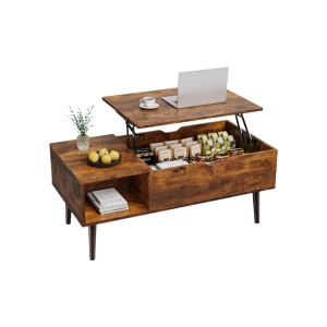 China Wholesale Coffee Tables, Wooden Dining Center Tables with Storage Space manufacturer