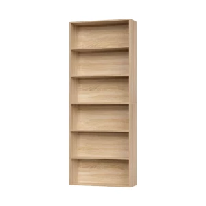 China Wholesale Freestanding Display Storage Shelves, 6-Tier Open Bookcase and Solid Wood Bookshelf manufacturer