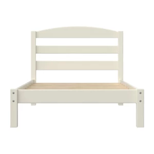 China Customizable Modern Wooden Bed for Bedroom Use, Frame Bed With Slatted Headboard manufacturer