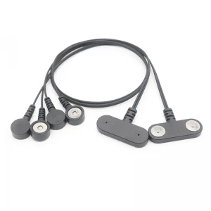 Cable de botón Magnético ECG Snap para almohadilla de electrodos