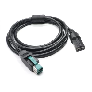 Cable personalizado de 12V a 2x4p PowerEdusb para la impresora NCR