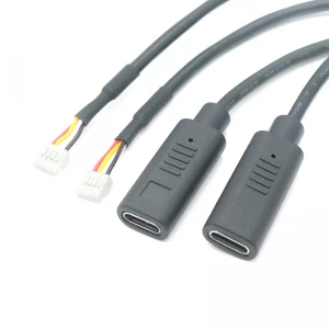 母头 USB C 型转 ph 2.54 毫米 4 针电缆