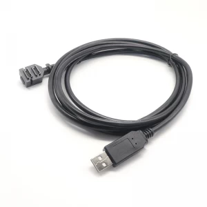 Cable USB Verifone para VX 805/820 Cable de escaneo USB 2.0 A macho a cable dual de 14 pines 1.27 IDC