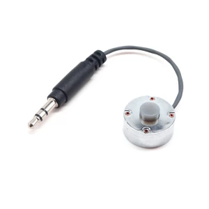 Aangepaste 3,5 mm audio 3 oles mannelijke jack naar ECG Sense-connectorkabel