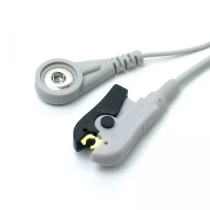 Aangepaste herbruikbare 3,5 mm vrouwelijke ECG-module met ECG-clip medische kabel