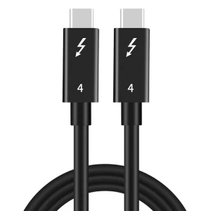 批发 Thunderbolt 4 电缆超高速 40gbps 5A100W Pd 快速充电充电线 USB4 C 型电缆