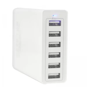 60W high rate 6 port usb charging hub smart usb qc 3.0 wall charger mobile phone charger for tablets, laptop,Mp3/mp4