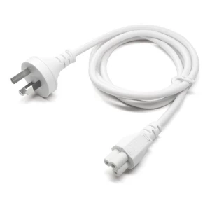 AC Power Cord 3 Terminal Female Power Cord for T5 or T8 Tube White