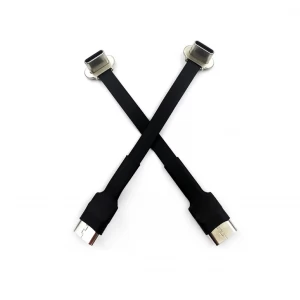 FFC FPV  60W fast charging 90 degree USB type C extension Cable Flat ultra Thin Ribbon FPC Cable