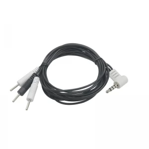 High-Quality 3.5mm Elbow Audio Connector to Triple 2.0mm Electrode Needles – Medical Grade, ISO 13485 Certified Manufacturer