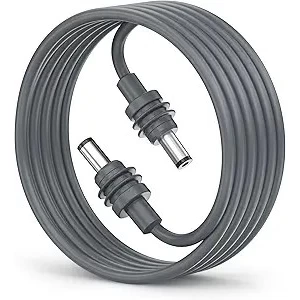 DC 5521 Starlink Mini için Erkek - Erkek 10ft Güç Kablosu | Açık su geçirmez uzatma kablosu