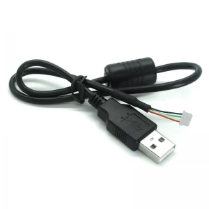 USB ذكر مع قلب الفريت إلى 4 دبوس كابل الموصل الطرفي | مخصص OEM/ODM الشركة المصنعة
