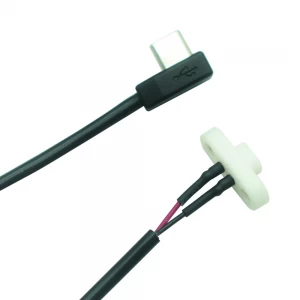 USB A Male with Ferrite Core to 4 Pin Terminal Connector Cable | Custom OEM/ODM Manufacturer - COPY - w2k2fs