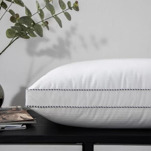 Travesseiro de poliéster reversível leve Fabricante de travesseiro anti-ácaro padrão da China