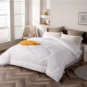 Winter Soft Quilted Wool Duvet Bed Comforter China Antibacterial Anti-Mite Wool Comforter Factory