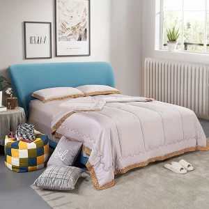 Легкое современное индивидуальное охлаждающее одеяло Lyocell Bed Duvet Tencel Mint Summer Quilt Factory