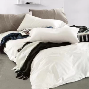 Conjunto de cama de algodão chique e confortável de algodão lavado fabricante