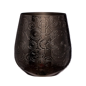 Copo de vinho em aço inoxidável 304 premium, formato de ovo, copo de vinho portátil inquebrável