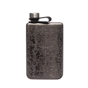 Garrafa anca de aço inoxidável do bolso portátil 304 para o vinho dos espíritos do licor