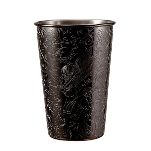 Vidro de vinho de aço inoxidável de metal premium para acampamento ao ar livre em casa de bar