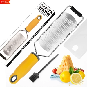 Ralador manual de queijo cítrico limão Zester em aço inoxidável