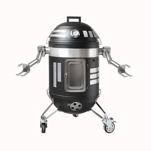 Fábrica versátil de grelha para fumantes de aço inoxidável Spacebot Smoker