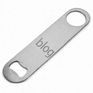Flaschenöffner mit Stabklinge aus Edelstahl