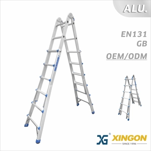 XG-125LG 【ALUMINUM】 Multi-Use Telescopic Ladder