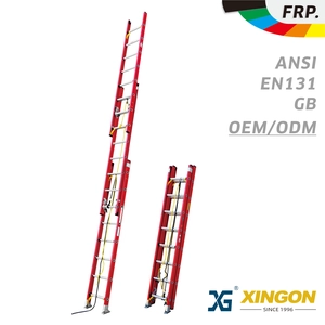 XG-327F 【FIBERGLASS】  3 Section Extension Ladder