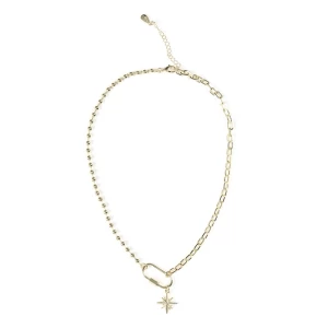 China Five Point Star Pendant Bobble Chain & Expose Chain Panel Change Necklace. manufacturer