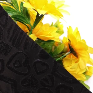 꽃 포장 선물을 위한 돋을새김된 비 길쌈된 목록 꽃 포장 비 길쌈된 목록 제조자