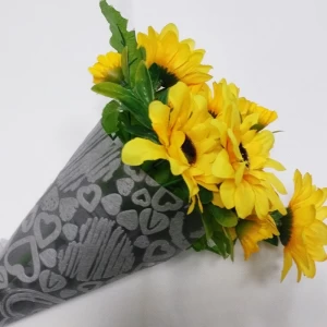 Taze Çiçekler Ambalaj Kağıdı Dokuma Olmayan Çiçek Ambalaj Kağıdı Çin Dokuma Olmayan Çiçek Kolları Toptancı