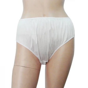 中國一次性內褲散裝製造商女性成人柔軟產後一次性內褲
