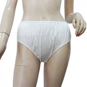 Proveedor de calzoncillos desechables de China Bragas de masaje de ropa interior desechable cómoda para damas no tejidas