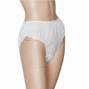 China Einweg-Slips Hersteller Einweg-Frauen-Höschen Unisex Spa Massage Hospital Panty