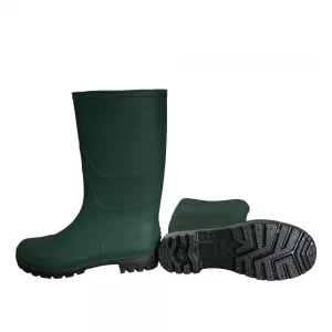 101-6 الأخضر المضادة للانزلاق للماء خفيفة الوزن غير السلامة أحذية المطر حديقة البلاستيكية البلاستيكية