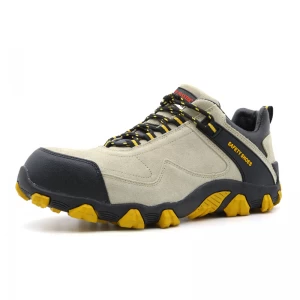 TM119 Oil slip resistant soft rubber sole anti puncture outdoor hiking safety sports shoes steel toe